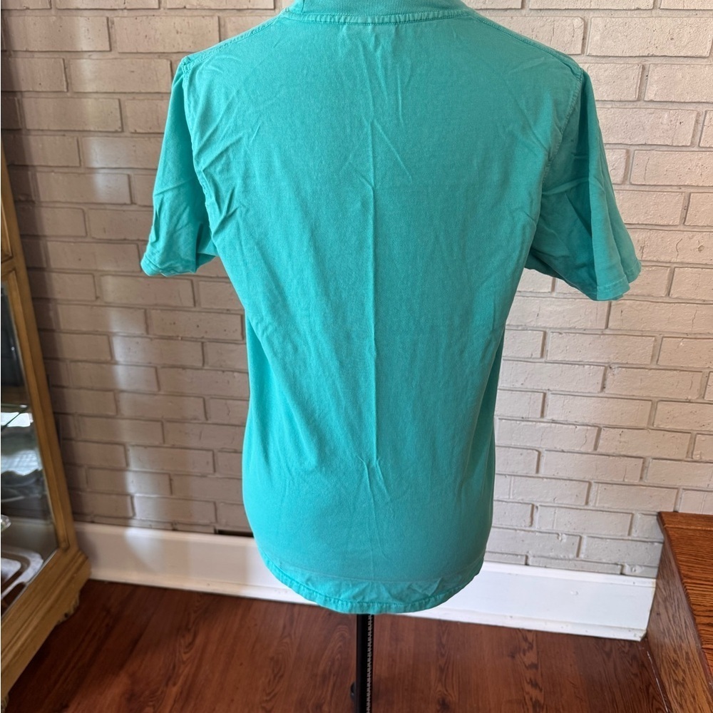 Vintage Steamboat Colorado Graphic T-Shirt – Teal Short Sleeve (Unisex size S) - Picture 3 of 4